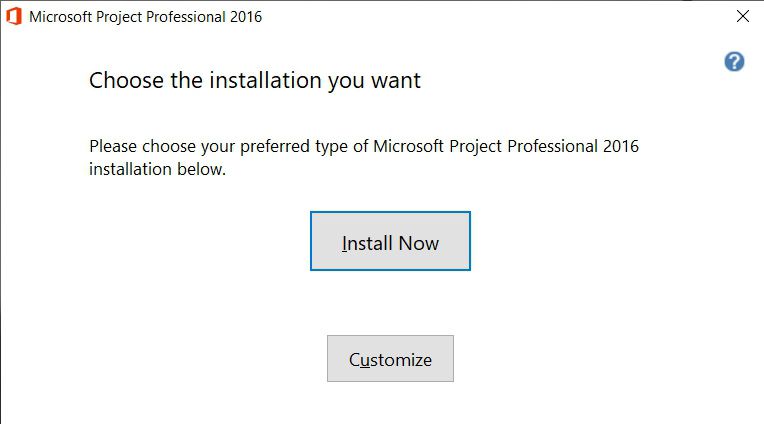 Microsoft Project 2016 2
