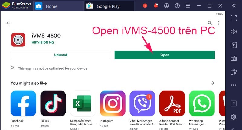 Mo phan mem iVMS 4500 tren may tinh PC b1