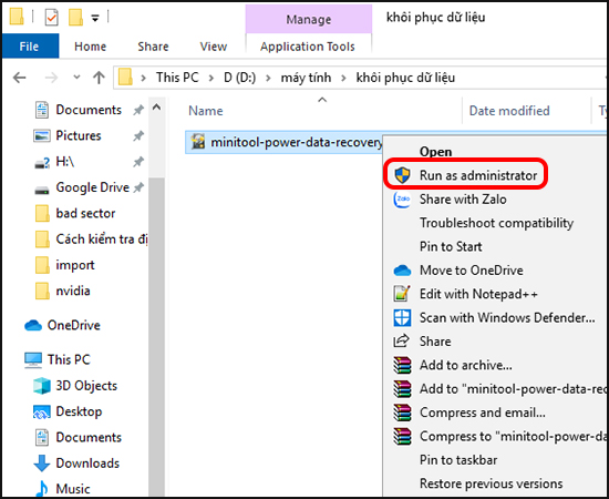 cach khoi phuc du lieu tren o cung bang minitool 1