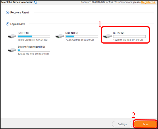 cach khoi phuc du lieu tren o cung bang minitool 6