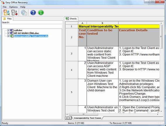 cai dat Easy Office Recovery b2