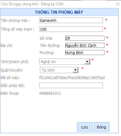 cai dat csm billing b22