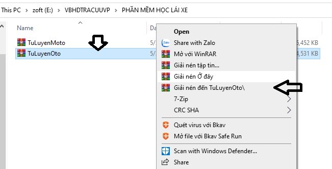 huong dan tai phan mem hoc lai xe b1