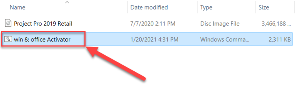 kich hoat Microsoft Project 2019 b1