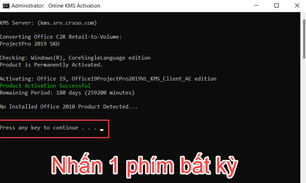 kich hoat Microsoft Project 2019 b4