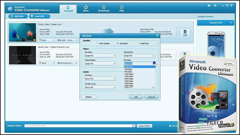 phan mem Aimersoft Video Converter Ultimate