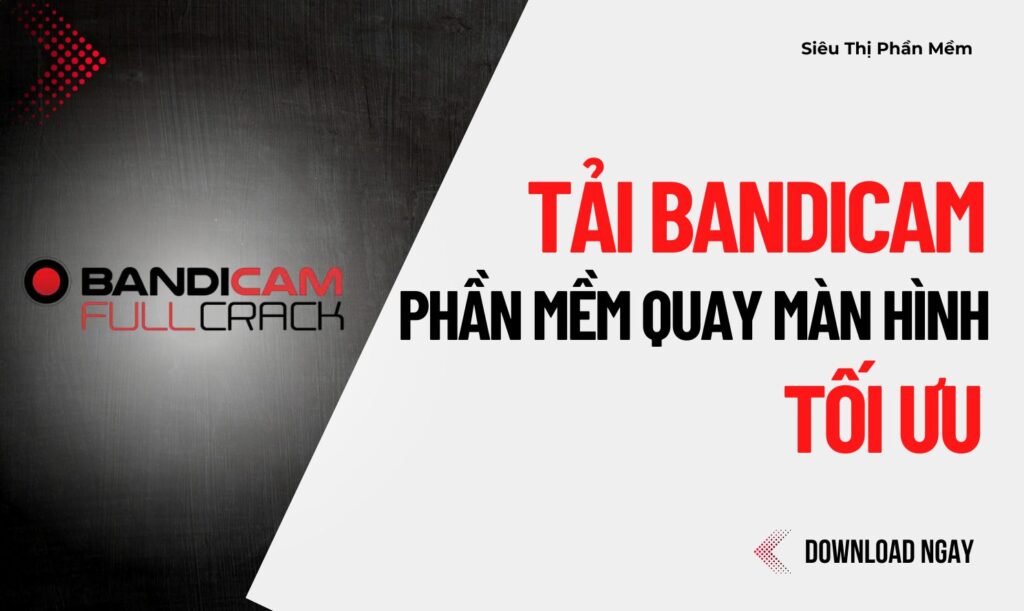 tải bandicam phần mềm quay màn hình 