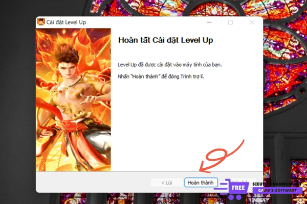 Hoàn tất cài đặt Phong Thần