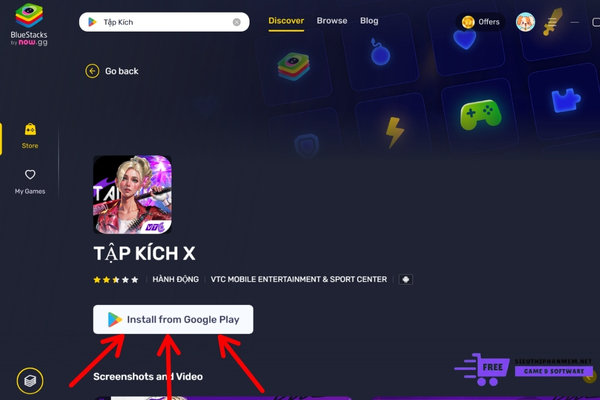 Cài đặt game bắn súng tập kích