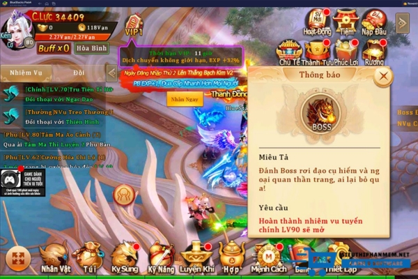 Gia diện của game THiên Hạ 