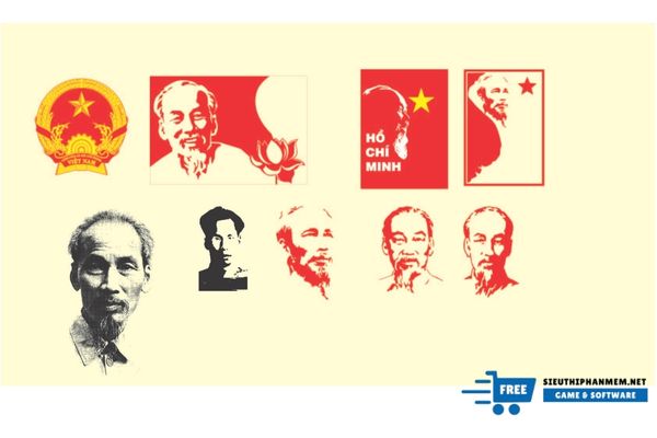 hinh anh vector bac ho