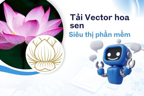 vector hoa sen