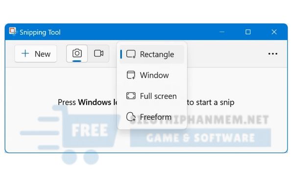 cài đặt phần mềm snipping tool