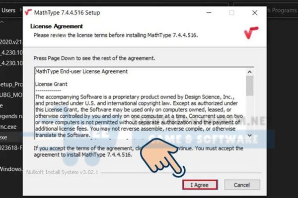 setup phần mềm mathtype