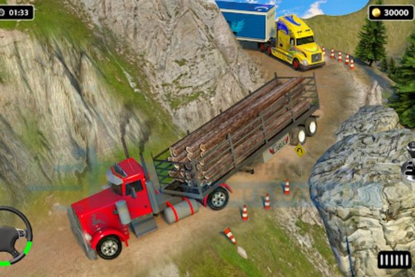 sức hút của game xe tải chở gỗ
