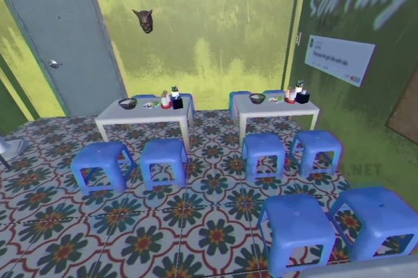 bàn ghế tiệm phở anh hai