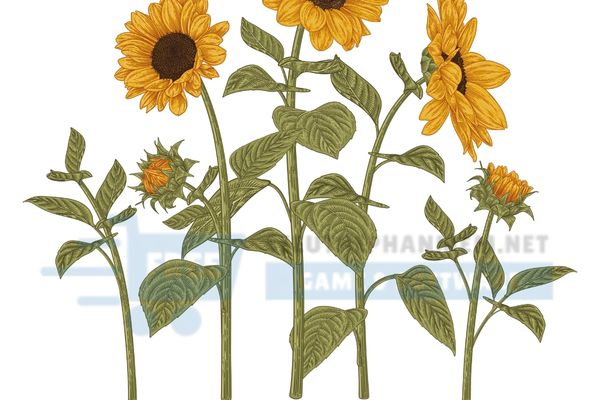 hình ảnh vector hoa hướng dương