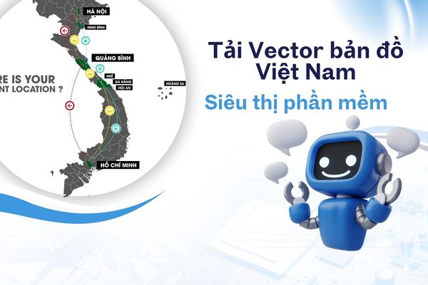 vector bản đồ Việt Nam