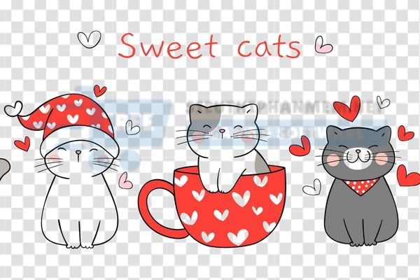 ảnh mẫu vector con mèo