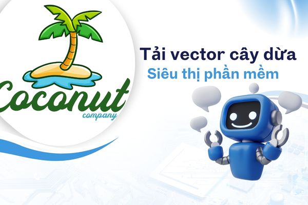 tải vector cây dừa