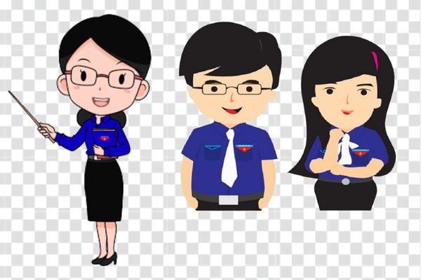 thanh niên đoàn hình vector