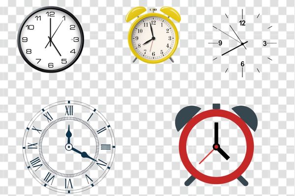 tổng hợp mẫu vector đồng hồ