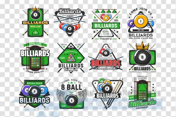 tổng hợp mẫu vector bida