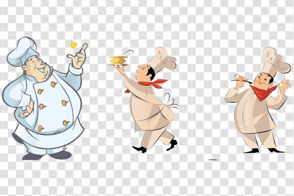 vector đầu bếp đẹp