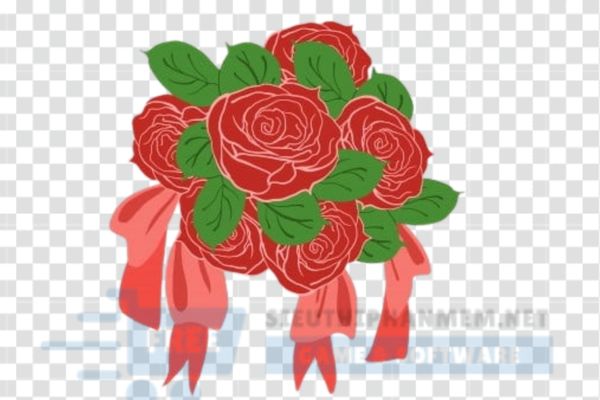 vector hoa hồng màu đỏ