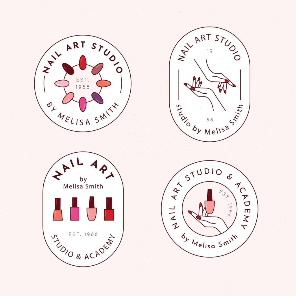 hình ảnh logo nail