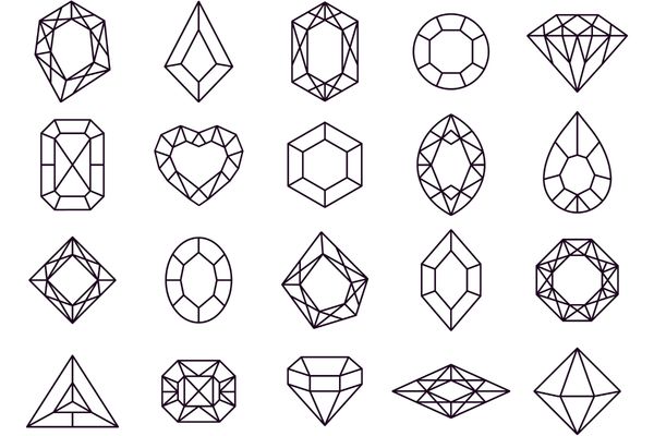 tổng hợp các mẫu vector kim cương