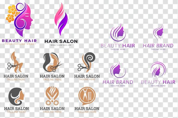 tổng hợp logo tóc đẹp