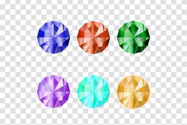 vector kim cương màu