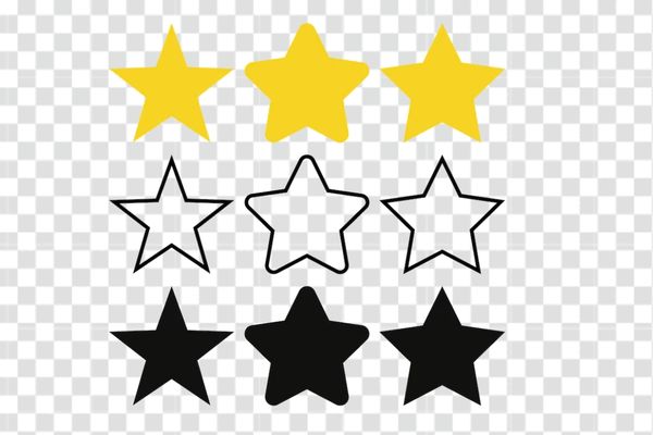 vector ngôi sao các màu