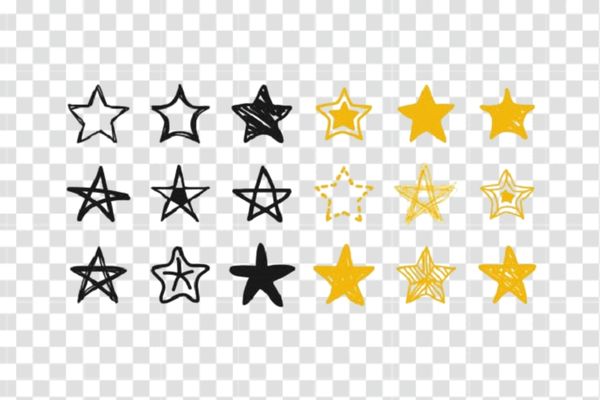 vector ngôi sao đa dạng