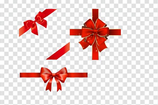 vector nơ trang trí