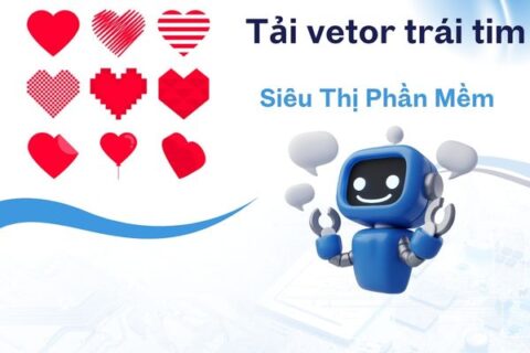 vector trái tim