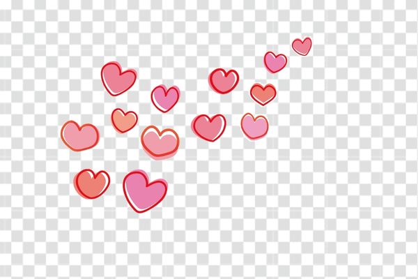 vector trái tim cơn gió